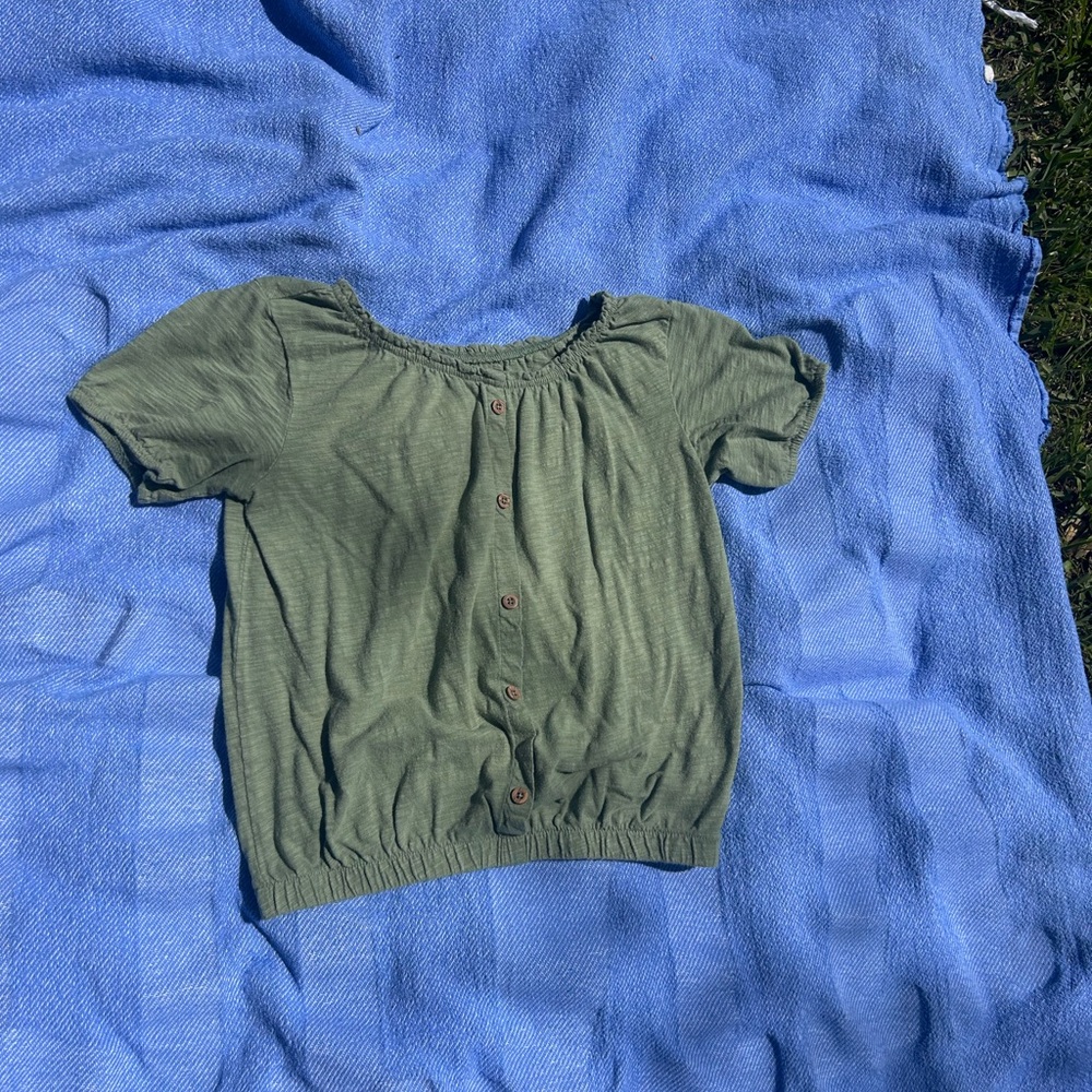 Kids Green Top